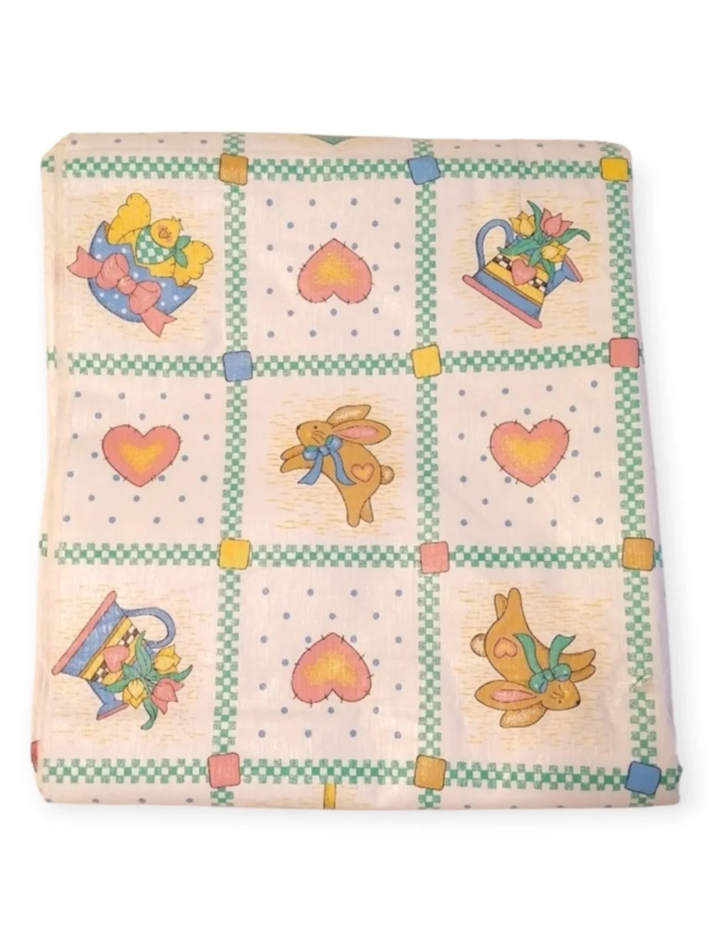 Easter Tablecloth with Flannel Backing‎